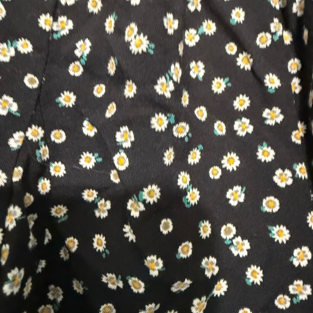 Japna Black Skirt with White Floral Design - Picture 3 of 4